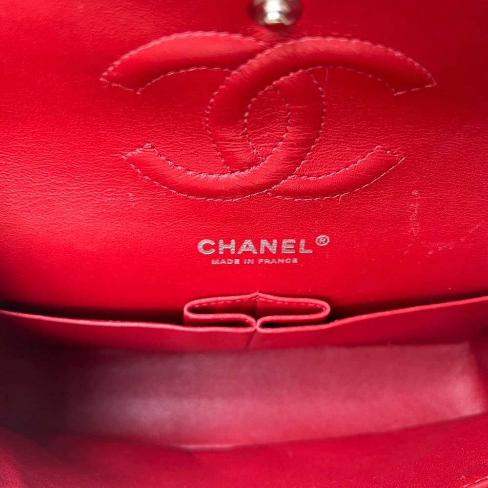 Chanel Red Double Flap Bag - Picture 9 of 9